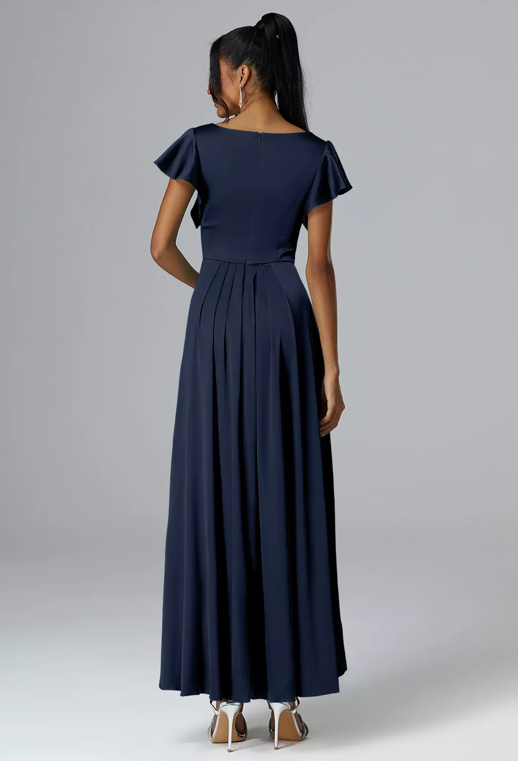 AW Sapota Dark Navy  Spring Wedding Guest Dresses